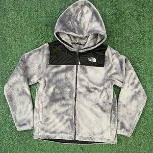 The North Face Kids Black and Gray Fleece Jacket